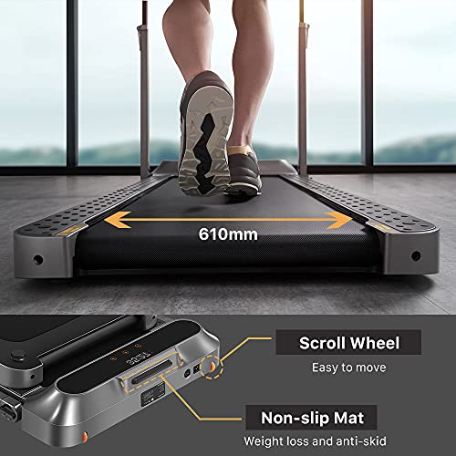 Image of Walking Mat Folding Treadmill Walking Running Two-in-one Treadmill Home Fitness Equipment Table Treadmill