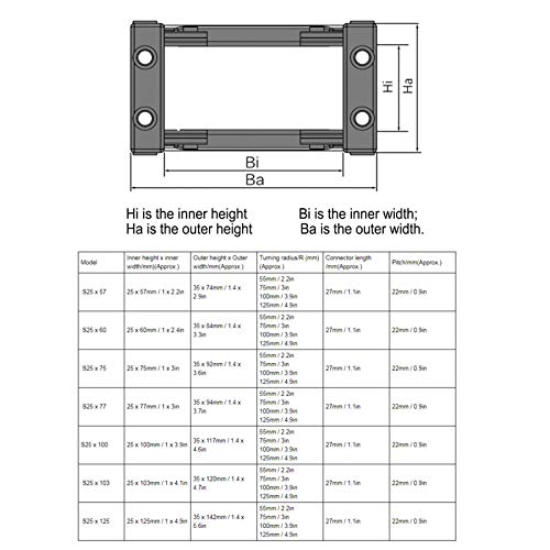 Corrente de arrasto de cabo, reboque de tanque de ruído extremamente baixo, correntes de nylon 66 de