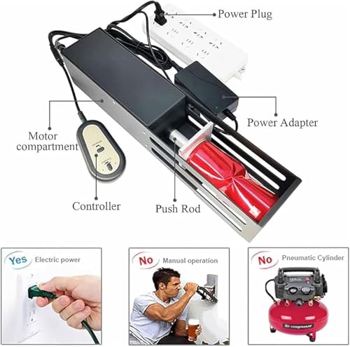 ZXNANA Elektrischer Dosenzerkleinerer für Standarddosen von 160–500 ml + Plastikwasserflaschen von 250–350 ml, Steuerung über Steuerung 3 ZXNANA Elektrischer Dosenzerkleinerer für Standarddosen von 160–500 ml + Plastikwasserflaschen von 250–350 ml, Steuerung über Steuerung
