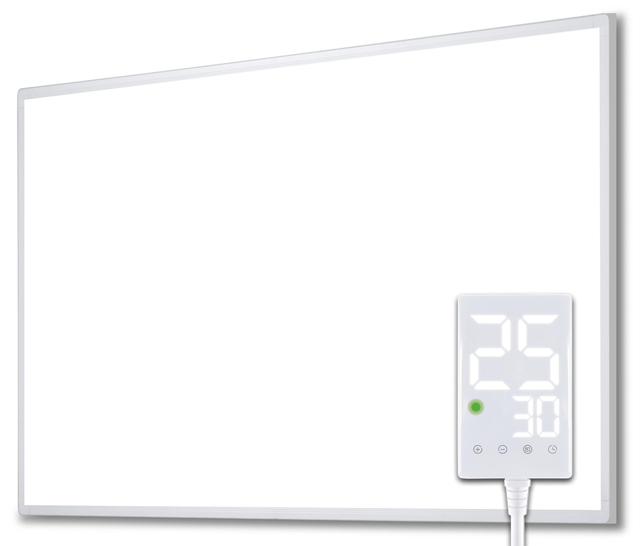Heidenfeld Infrarotheizung HF-HP100-3 | 𝟭𝟬 𝐉𝐀𝐇𝐑𝐄 𝐆𝐀𝐑𝐀𝐍𝐓𝐈𝐄 - 600 Watt - Bis 16 m² - Infrarot Heizkörper - Elektroheizung mit Thermostat - Überhitzungsschutz (HF-HP100-3 600 Watt)