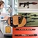 Shotgun Wall Mount,Folding Indoor Gun Racks with Padding,Excellent for Hanging or Storing Any Long Gun,Shotgun and Rifle,Sturdy Gun Wall Mount Black 4pcs