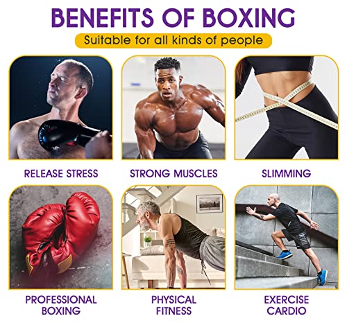Veocore Boxing Bar With Punching Ball, Adjustable Height Boxing Bar Boxing Speed Trainer Boxing Equipment For Teens Adults, Home Gym #TOP5