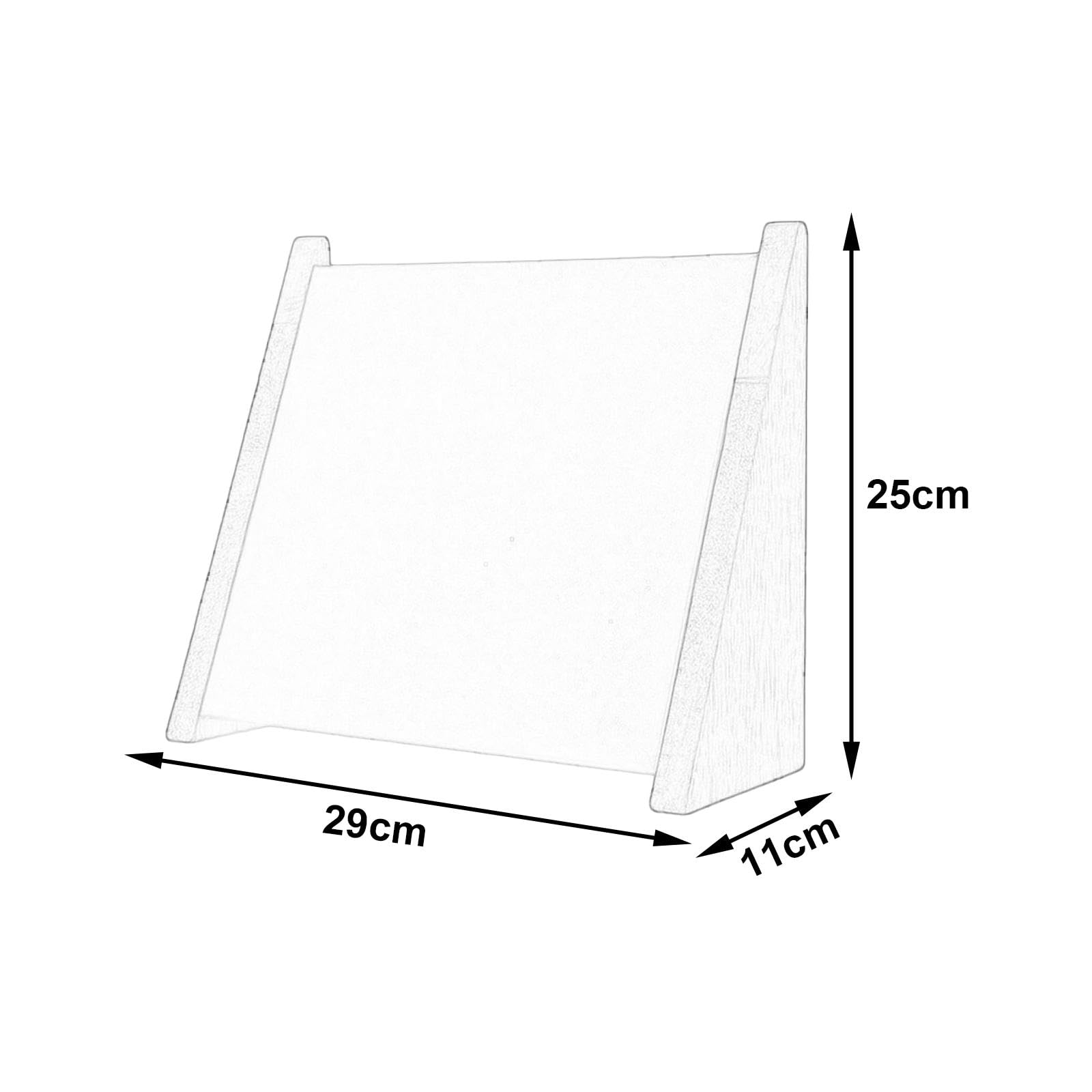 kowaku Jewelry Display Stand Rack, Countertop Wooden Bracelet Necklace Storage Organizer, Necklace Holder for Vanity Shopping Mall, Black