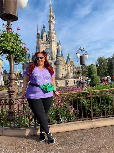 Image of NANYUAYA Plus Size Magic Shirts for Women Castle Kingdom Graphic Magical T Shirt Cute Holiday Princess Tee Vacation Tops