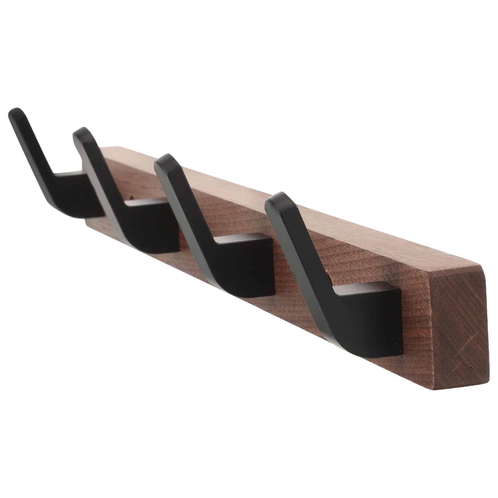 Perchero de pared de madera moderno para organizar la ropa del dormitorio