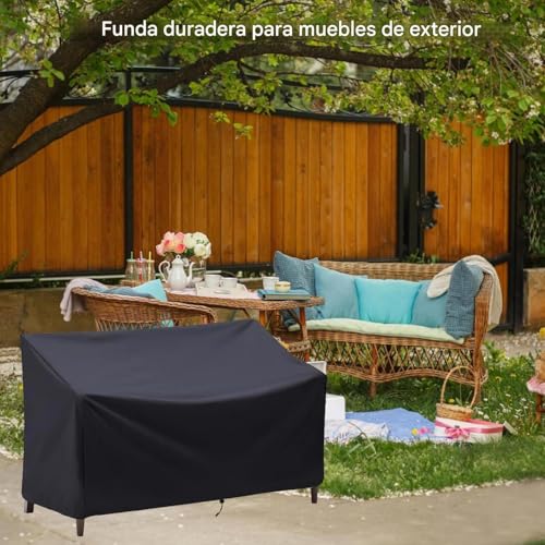 Funda de sofá de exterior para terrazas y cubiertas protectoras de bancos en zonas de jardín 3