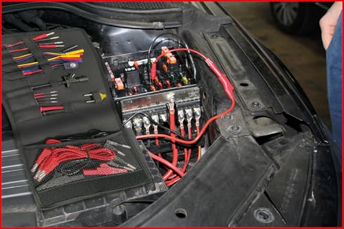 KS Tools 150.0895 12/24V Diagnose Prüf- und Mess-Kabel-Satz, 25-tlg