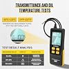 Engine Oil Tester & Motorcycle Oil Change Kit- Gasoline/Diesel Diagnostic Tool, 31.5in Probe, Temp Test, 2.8in Display (4 Batteries)