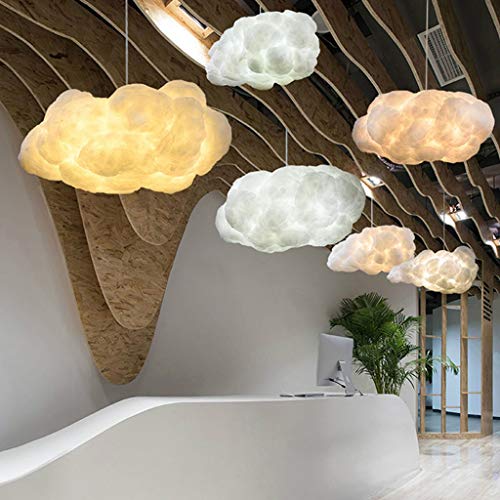 Lustre restaurant café bar avec éclairage art salon LED intégré - 4