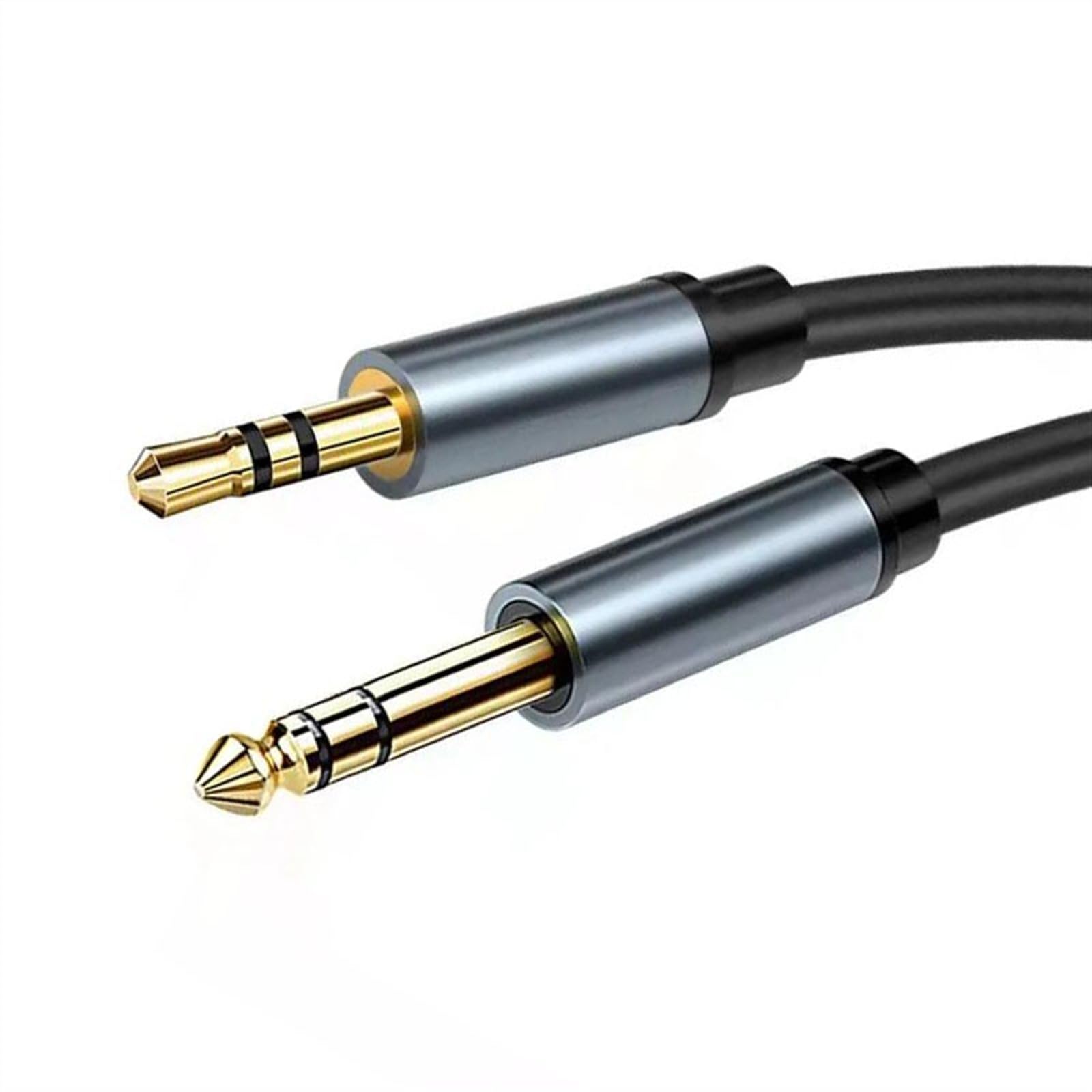 3,5 Mm Do 6,5 Mm Męski Kabel Audio Z Adapterem Jack Do Wzmacniacza Miksującego, Głośnika Gitarowego Kabel do Instrumentów Gitarowych (Color : 5m)