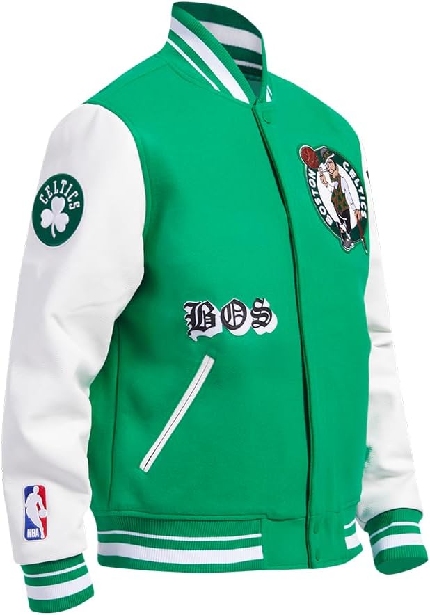 Pro Standard Mens NBA Old English Wool Varsity Jacket