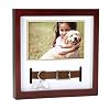 Pearhead Pet Collar Keepsake Frame, Pet Owner Home Decor, Cat or Dog Keepsake Frame, Espresso