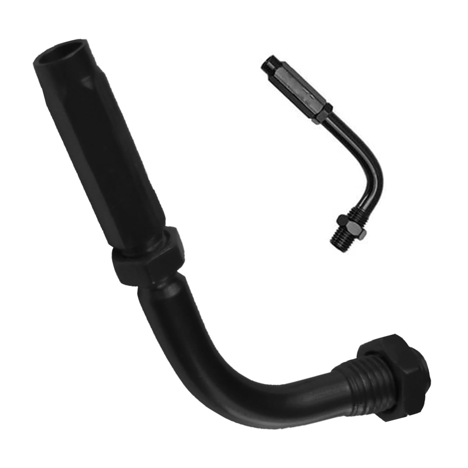 Tensionatore Cavo Acceleratore Moto 90&deg; Curvo In Alluminio - Colore Blu