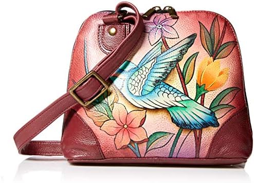 Anna by Anuschka Women's Genuine Leather Small Zip-Around Handbag | Multi Compartment Organizer