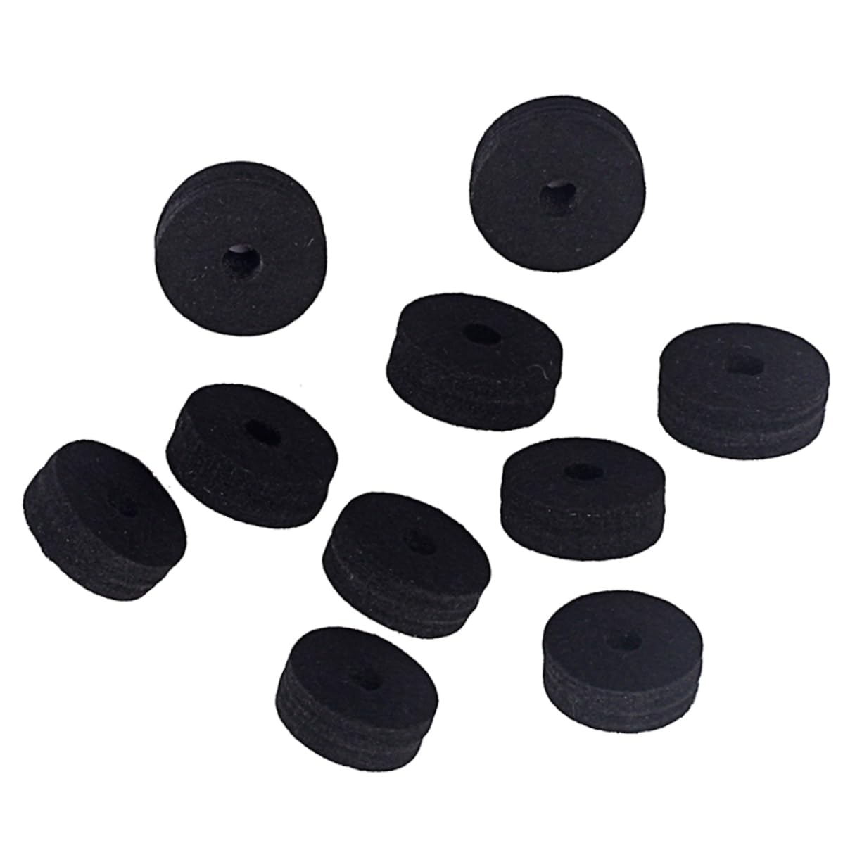 FUNOMOCYA 40mm Felt Suit Washers Drum Cymbal Felt Pads Low Volume Cymbals Replacement Mute Wash Instrument