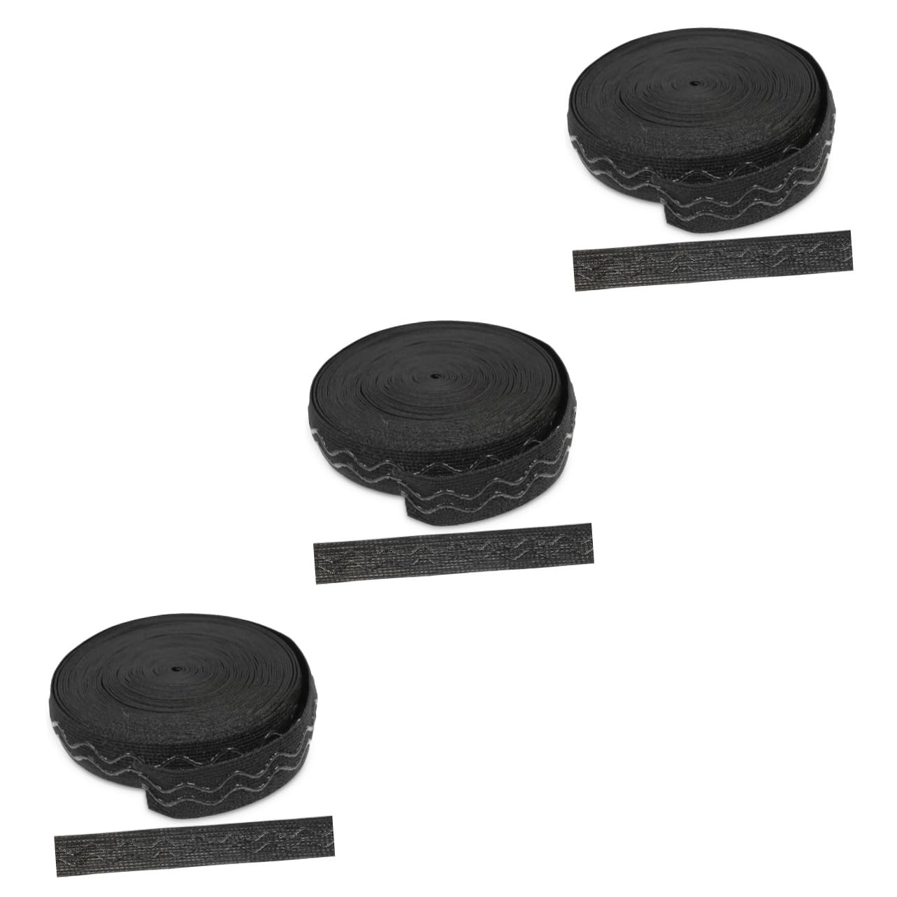 Bande élastique antidérapante tricot noir pour coudre sangle élastique et bandes de caoutchouc