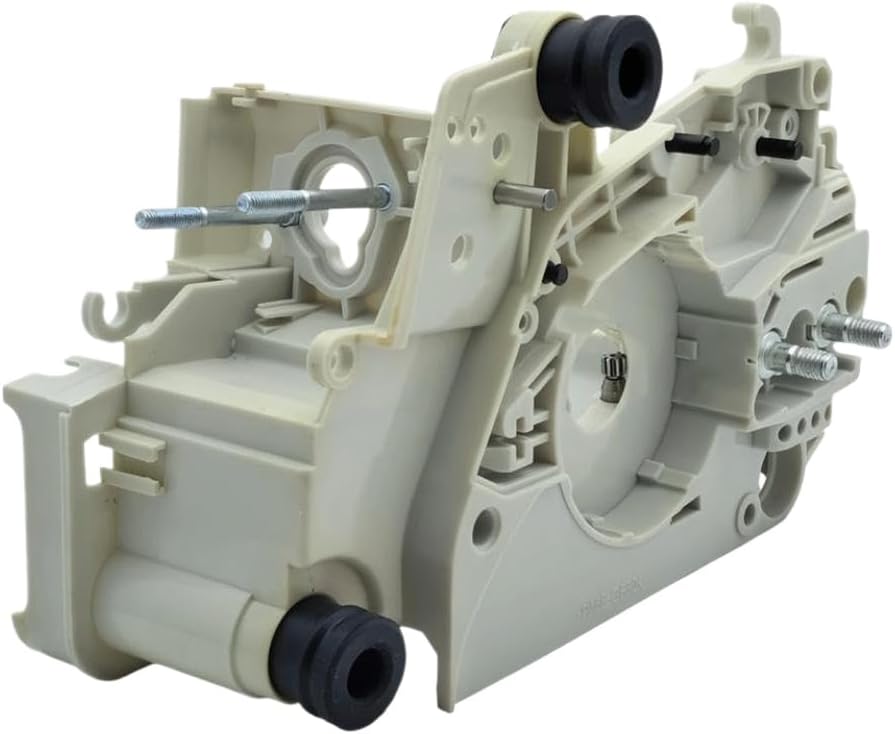 Crankcase Engine Housing With Chain Tensioner Adjuster Compatible With MS170 MS180 MS 170 180 017 018 Chainsaw