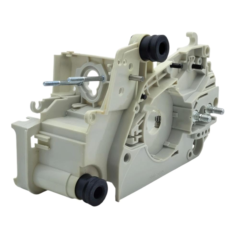 Carcasa del motor del cárter con ajustador del tensor de cadena Compatible con motosierra MS170 MS180 MS 170 180 017 018