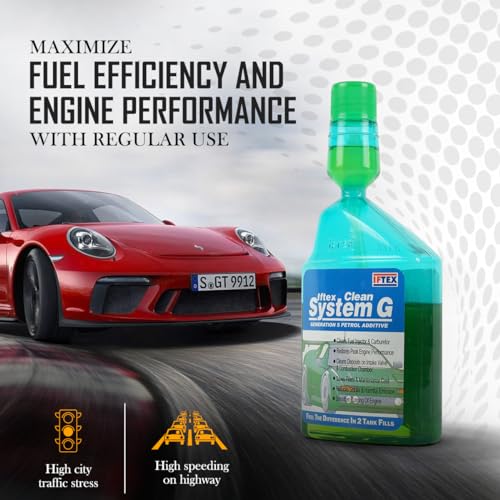IFTEX® Clean System G Petrol Additive for All Petrol Cars (Pack of 2)(200 ml) / Petrol Fuel Treatment and Injector Cleaner for Cleaning deposits and Mileage Improvement for Petrol Cars (200 ml)