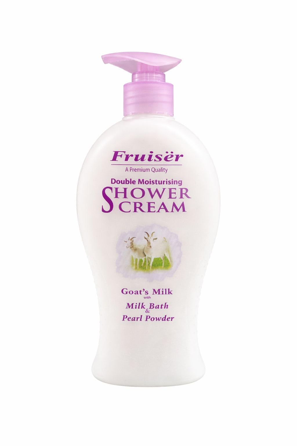 Fruiser Double Moisturising Shower Cream Goat's milk with Milk bath & pearl powder, 450 ml-image-18