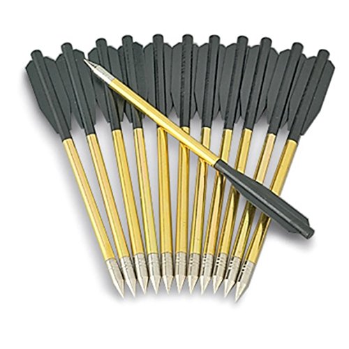 W WILLIAM TELL ARCHERY 24-X-Aluminum-Arrow-Bolts-for Pistol-Crossbow (Piranha-Mongoose)-USA