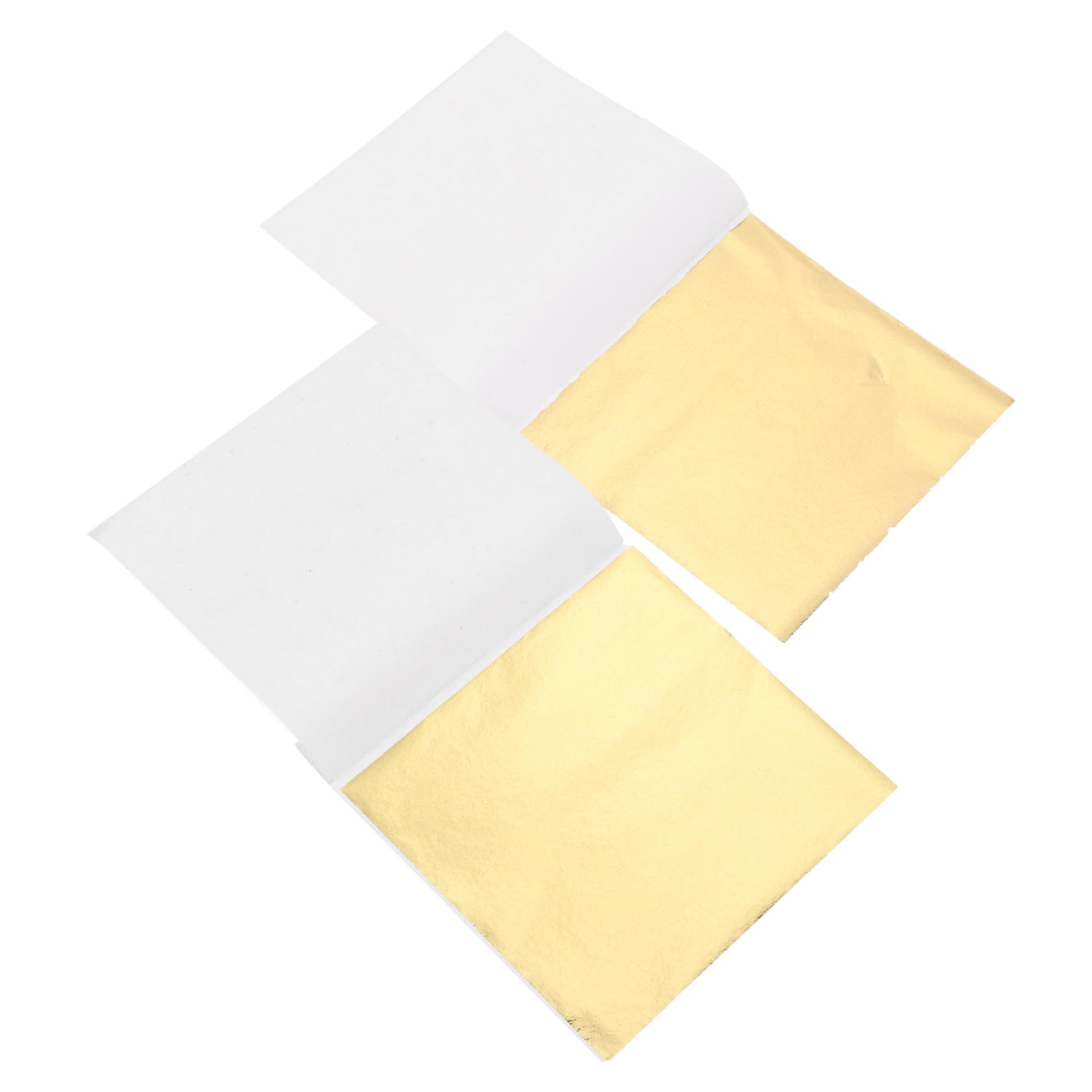 HOMSFOU 3 Sätze Goldfolie Blätter Für Bastelarbeiten Imitation Blattgold Für Kunsthandwerk DIY Projekte Vergoldung Basteldekoration Für Anwendungen 200 Blatt*3