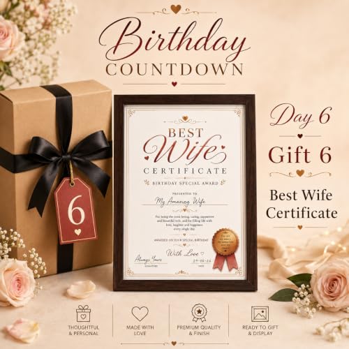 Image of HBH 7 Gifts for 7 Days Birthday Countdown Hamper for Wife