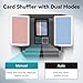 KPAW Automatic Card Shuffler - One-Press AUTO & Manual Mode, Electric Shuffling Machine for 1-2 Decks, Low Noise, Rechargeable & Portable Shuffler Machine for Poker, UNO