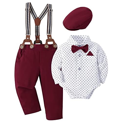 SANMIO Baby Boys’ Suit,Toddler Boy Dress Clothes,Boy Gentleman Outfits