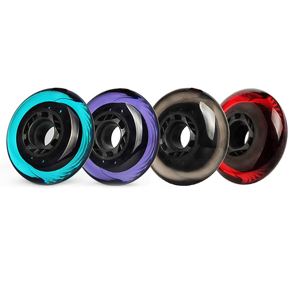 Lot de 8 roues de rechange pour roller Freestyle 72 mm 76 mm 80 mm 90 A