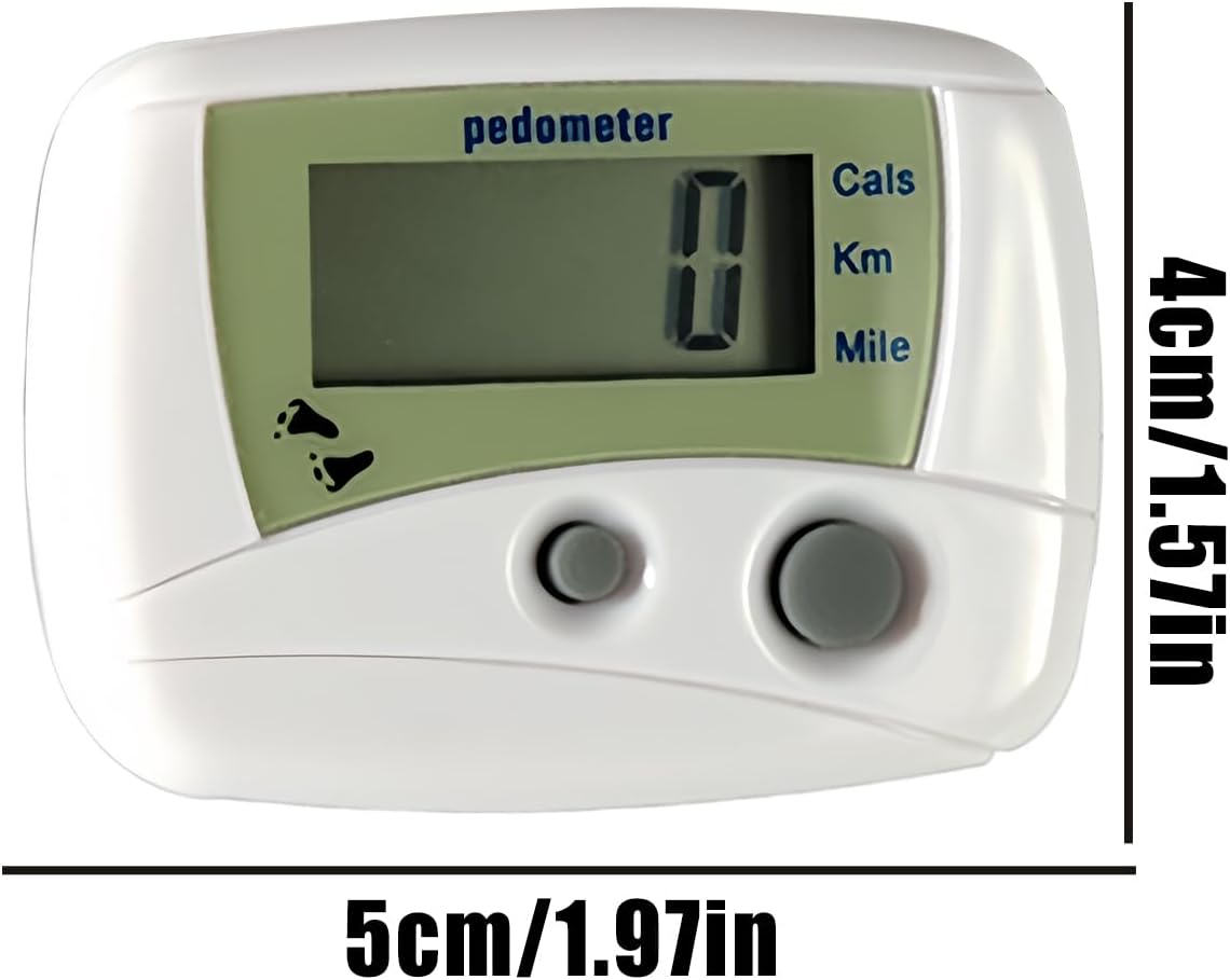 Krokomierz mini cyfrowy licznik kroków przenośny monitor treningowy pomiar odległości i kalorii narzędzie fitness do biegania pływania 1 97 x 1 57 cala