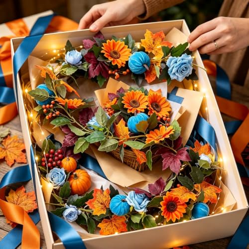 70.8 Inches Velvet Simulated Fabric Material Fall Decorations for Home - image 6