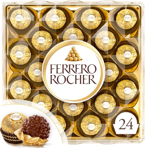 Ferrero Rocher Christmas Chocolate Box, 24 Chocolates, 300g