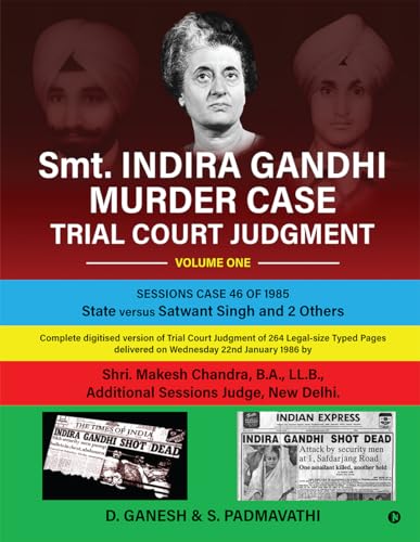 Smt. INDIRA GANDHI MURDER CASE: TRIAL COURT JUD... B0FZV257XW Book Cover