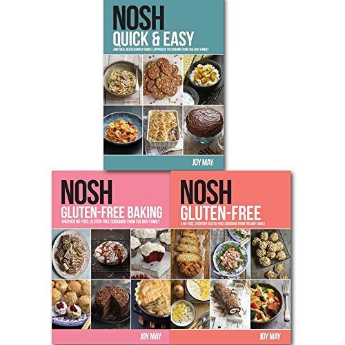 Nosh Quick & Easy GlutenFree Recipes Cookbook Collection 3 Books