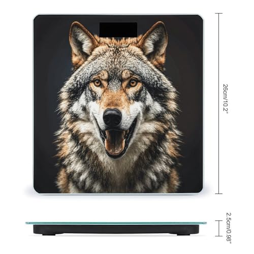 Balanza digital para peso corporal Hungry Like A Wolf vidrio templado miniatura 2