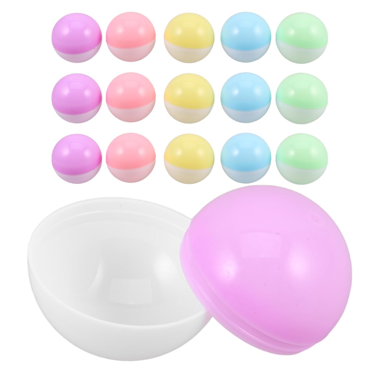 Minkissy 50pcs 5cm Raffle Prizes Bingo Balls Reusable for Vending Machines