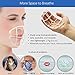3D Face Mask Bracket, upgrade hook design, inner support frame, more space for comfortable breathing, made of food-grade plastic, 5 Pack.
