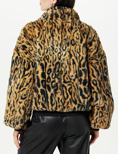 The Drop Women's Marcia Faux Fur Bomber2