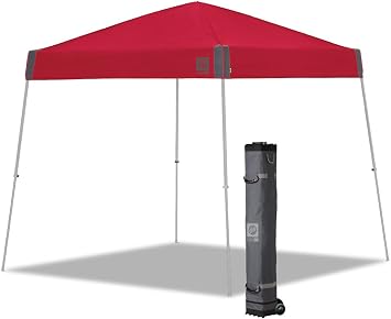 E-Z UP Sprint Instant Shelter Canopy, 12 x 12, Wide-Trax Roller Bag and Clear Span Center, Punch