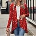 Sequin Cardigans for Women Sparkly Long Sleeve Party Loose Fit Open Front Coat Fashion Solid Color Glitter Jacket S-3XL