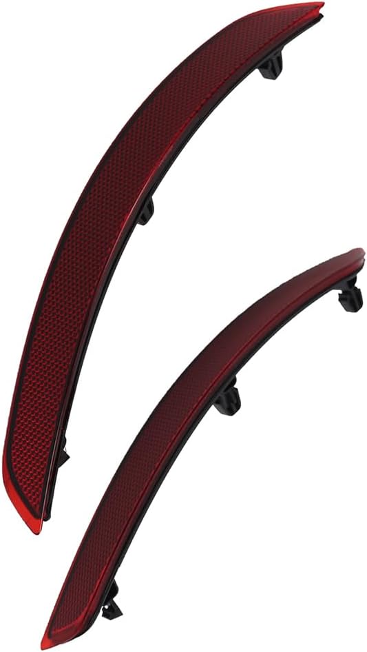 Rear Reflector Bumper 8VD945105, Driver Side Rear Bumper Reflector Tail Light, Compatible with Audi A3 2013-2016 Not Fit for S-line-Models - Left Driver Side