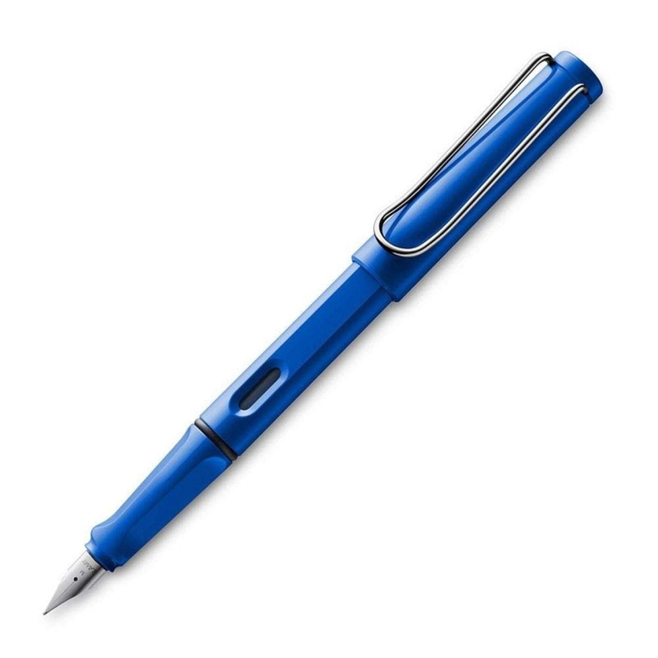 Amazon | Lamy エレガント 万年筆 ラミー 014 ブルーサファリ M
