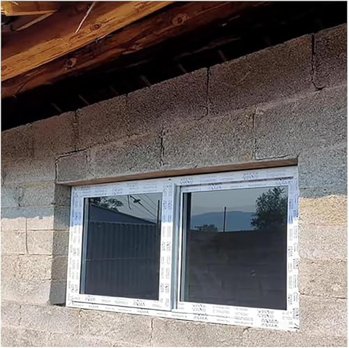 Finestra da tetto in alluminio per casa, rimorchio, camper, capannoni, casette e camere dei bambini, finestre scorrevoli orizzontali con schermo di blocco interno/esterno, 125 x 50 cm, bianco