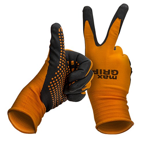 Guantes de seguridad MAX Grip para evitar resbalones y proteger tus manos 6