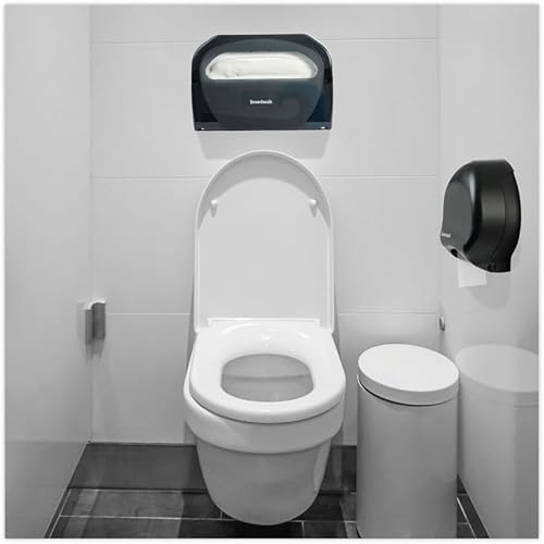 Miniatura 3 de Boardwalk BWK410320 - Rollo de papel higiénico de baño de 3.2 pulgadas x 525 pies, 2 capas, seguro séptico, color blanco (12 rollos/caja)