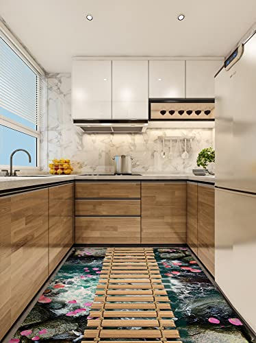 Tapis de passage couloir 90x100cm lavable et antidérapant pour cuisine - 3