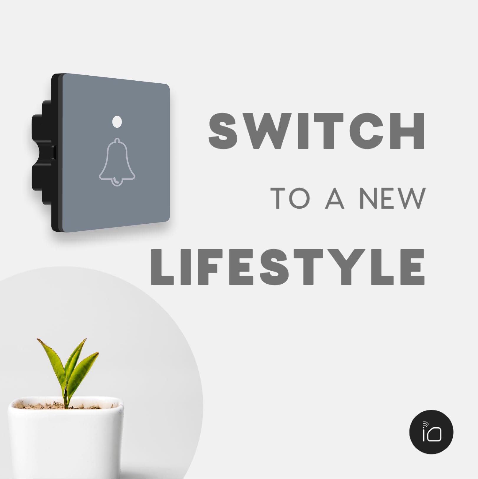 IOTICS Touch Door Bell Switch (Grey Variant) — Amazon image 7