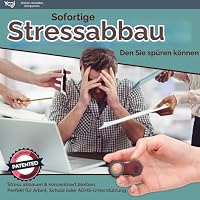 Yogi Fidget-Spielzeug, Fidget-Spinner für Erwachsene, Linderung von Angstzuständen, perfekt für ADHD, ADD und Autismus, leises Fidget-Spielzeug für Erwachsene und Kinder, fünf Ringgrößen– Lava – Ansicht 4