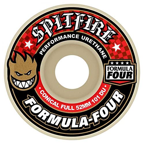 Spitfire Formula Four 101DU 52 mm roues de skate coniques anti-méplat